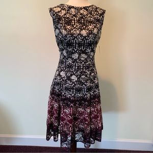 NWT Roz & Ali sleeveless lace fit & flare dress - Size 12 Petite